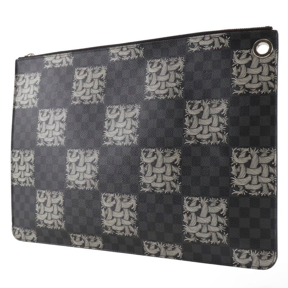 Louis Vuitton~Christopher Nemeth Collaboration Leather Unisex Portfolio - Picture 5 of 10